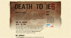 Desktop Screenshot of deathtoie6.com